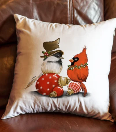 CHRISTMAS PILLOW COVER, Unique Holiday Themed1