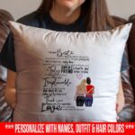 Personalized Bestie Pillow Cover – Friendship Pillowcase – Decorative Cushion Cover for Home Décor - Perfect Birthday/Friendship gift,