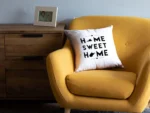 A Realtor Gift for new home owners. This Home Sweet Home Throw Pillow Cover Is Personalizable With Same or any U.S State Map - Image 4